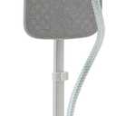 Standing Steamer for Clothes Professional Garment Steamer with Ironing Board 0.42 Gallon Water Tank Standing Flat Hanging Ironing Clothing Steamer with Garment Hanger, Fast Heats in 45s (White)