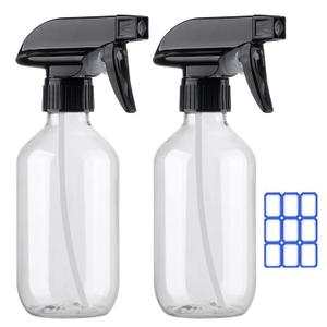 Plastic Spray Bottles for plant - 10oz/300ml - Mist Stream - No Clog No Leak, Easy to Grip with Adjustable Nozzle for Hair, Cooking, Cleaning - BPA Free