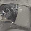 2 Pack Zippered Velvet Standard Pillowcases, Super Soft and Cozy Luxury Fuzzy Flannel Pillow Cases with Zipper, 20x26 Inches, Dark Grey