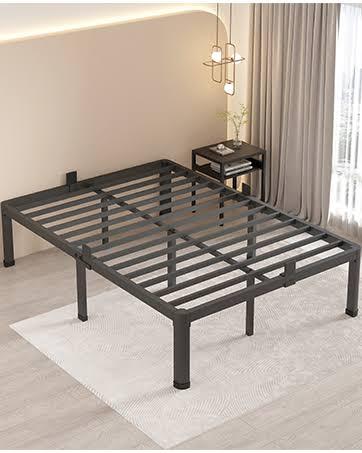 MAF 14 Inch Queen Metal Platform Bed Frame with Round Corner Legs