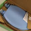 Toilet Seat, Slow Close, Soft Touch, Ultra-Smooth Matte Finish (No Orange-Peel Texture), Premium Moulded Wood, Quick Release, PIKLiDS (Royal Blue, Elongated)