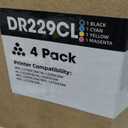 DR229CL Drum Unit Not Toner 4-Pack Set Printer Replacement Compatible for Brother DR-229CL Imaging Drum MFC-L3720CDW MFC-L3780CDW HL-L3220CDW HL-L3280CDW HL-L3300CDW HL-L3295CDW L8245CDW MFC-L8395CDW