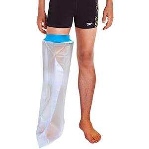 Asunby Cast Covers for Shower Leg Adult Waterproof full Leg Protector Shower Bandage Wound Showering for Broken Leg Knee Foot Ankle Wound Burns Care Supplies, After Surgery Gifts,Reusable