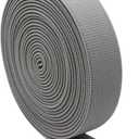 Sewing Elastic Band 1-Inch by 10-Yard Gray Colored Double-Side Twill Woven Elastic