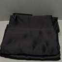 BGment Short Black Out Curtains for Bedroom Window 45 Inches Long - Black Thermal Insulated Drapes with Rod Pocket Room Darkeing Privacy Blinds for Kitchen Bathroom Window, 42 x 45 Inch, 2 Panels