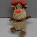 Senneny Dog Christmas Toys Reindeer, Stuffed Squeaky Toys for Dogs Puppy, Plush for Large Medium Dogs, Interactive Durable Dog Chew Toys