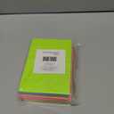 Paper Junkie Lined Sticky Notes in Bright Neon Colors, Self-Stick Memo Notepad 4 inch x 6 inch for Office & School - Pack of 8 Post Notes - Office Supplies
