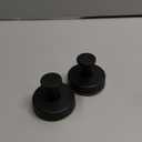 HOME SO Suction Cup Hooks for Shower, Bathroom, Kitchen, Glass Door, Mirror, Tile  Loofah, Towel, Coat, Bath Robe Hook Holder for Hanging up to 15 lbs  Waterproof & Rustproof, Matte Black (2-Pack)