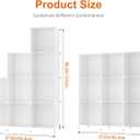 HOMIDEC 9 Cube Storage Organizer, Cubes Shelves for Living Room, Bedroom, White