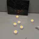 6 Pack Halloween Decorations 10'' Paper Bat Lamp Decorative Hanging Bat Decoration with LED Candles Hanging Spooky Lanterns for Home Room Door Halloween DIY Decor