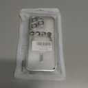 Misscase for iPhone 16 Pro Case with Privacy Screen Protectors,[Camera Lens Protector] Clear Magnetic Luxury Plating Case Compatible with MagSafe Elegant Anti-Scratch Case Cover Silver