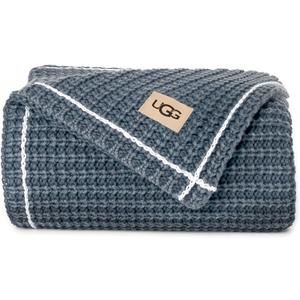 UGG Luna Knit Throw Cotton Chunky Soft Throw Blanket for Couch or Bed Cozy Washable Giftable Lightweight Blanket for Living Room or College Dorm, 50-inch x 70-inch, Imperial Blue