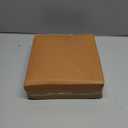 Wood Napkin Holder, Brown Acacia Wood, Standard Size Kitchen Tissue Organizer with Natural Style, Wipe Clean Inches Interior Size (8"x 8"x 2.5)