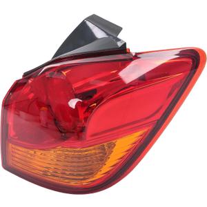 zeech Passenger Side Outer Tail Light Brake Lamp Replacement for Mitsubishi Outlander Sport ASX RVR 2011-2019 Red Lens Black Housing 8330B196 MI2805105