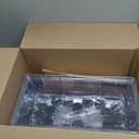 MIXC 10 Pack Humidity Dome 7" Tall Extra Strength, 1020 Growing Trays Cover, Propagation Seed Cloning Lid Vented for 10 x 20 Inch Flat Tray and Seed Starting Germination, Black