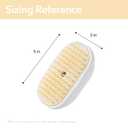 Soft 3-in-1 Silisone Spray Brush, Upgraded for Shedding, Cleaning and Spa Massage, Hair Removal, Best Water Steam Brush for Indoor Long or Short Haired Cat and Dog (White)