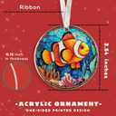 2 x Clownfish Ornaments - Clownfish Christmas Ornament - Fish Ornaments for Christmas Tree - Acrylic Ornament 2025