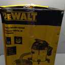DEWALT 12 Gallon Poly Wet/Dry Vac, 5.5 HP Shop Vacuum Wet Vacuum Cleaner for Workshop, Jobsite, Commericial Area, Large Pick-Up Capacity, Yellow,DXV12P