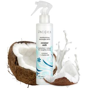 Pacifica Coconut Milk Hair Detangler Spray  Leave-In Conditioning Elixir for Tangle-Free Hair  Instantly Detangles Knots, Adds Shine & Moisture, Prevents Breakage & Frizz  Vegan & Cruelty-Free