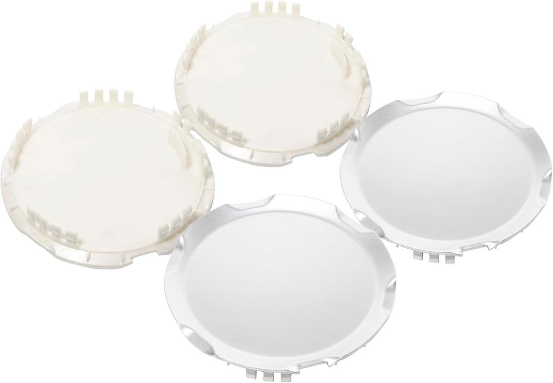 4Pcs 167mm(2.57in) Wheel Center Caps Wheel Rims Replacement 9597973 05449# 05642# Silver Hub Caps, Compatible with 2010-2017 Terrain 17 inch Wheel