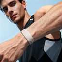 Silicone Sport Band Compatible with Whoop 5.0 Bands for Men Women, Soft Breathable Adjustable Waterproof Replacement Wristbands for Whoop 5.0 One, Peak and Life [Not for Gen 4]
