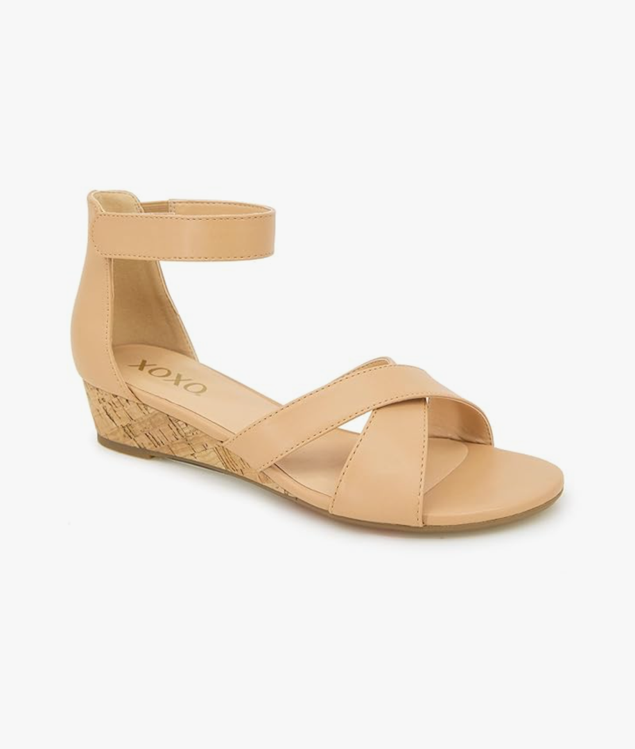 XOXO Women's Alisha Heeled Sandal, Size 8M US