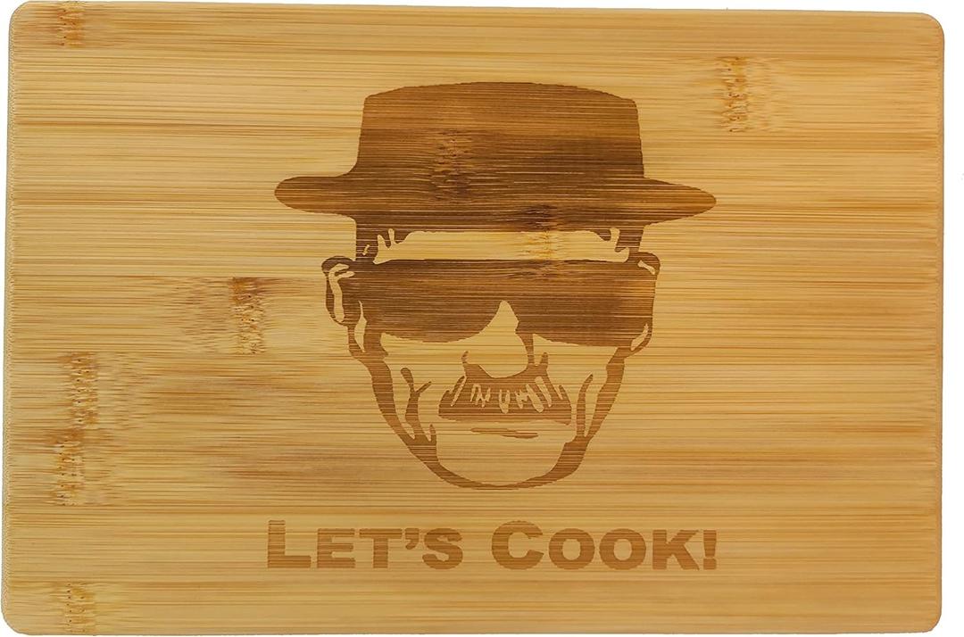 Engraved Bamboo Wood Cutting Board Funny Gift for Fathers Day Birthday Christmas One Size