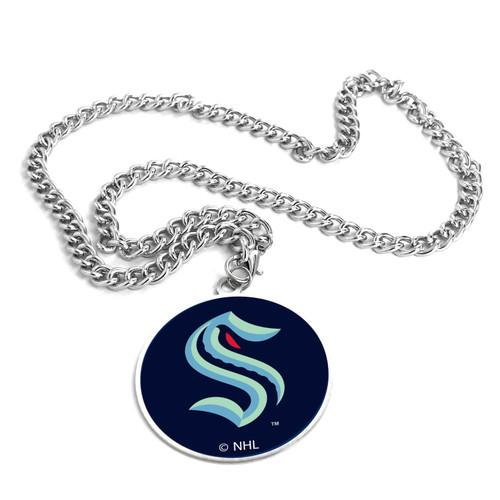 Seattle Kraken (SILVER) TEAM EMBLEM NECKLACE