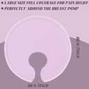 Coldcool Breast Therapy Gel Pack for Hot & Cold Relief - Reusable Lactation Ice Packs for Breastfeeding Engorgement, Post-Surgery Recovery, Mastiti(Purple)