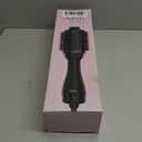 Hair Dryer Brush Blow Dryer Brush in One, Upgraded 4 in 1 Hair Dryer and Styler Volumizer with Negative Ion Anti-frizz Ceramic Titanium Barrel Hot Air Hair Straightener Brush