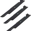 038-0005-00 Mower Blades Compatible with Bad Boy MZ Magnum 54" Deck 038-0001-00 Mower Blades FIt for Rotary 54" Deck Lawn Mower 3PCS