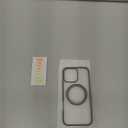 TORRAS 360 Rotatable Magnetic Ring Only for iPhone 16 Pro Max Case, Fit for MagSafe with Stand Ring Holder, 16FT Mil-Grade Shockproof Translucent for iPhone 16 Pro Max PC&TPU Case Ostand, Grey (Natural Titanium)