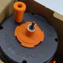 Drain Auger, Clog Remover with Drill Adapter, 25 Feet Flexible Plumbing Snake Use Manually or Powered for Kitchen,Bathrom and Shower Sink, Comes with Gloves (orange)