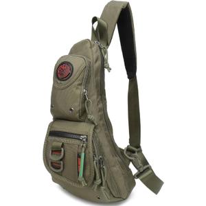 NICGID Sling Backpacks, Sling Chest Bag Shoulder Crossbody Bags for Men Women Outdoor Travel | Outdoor Travel (Army Green-365)