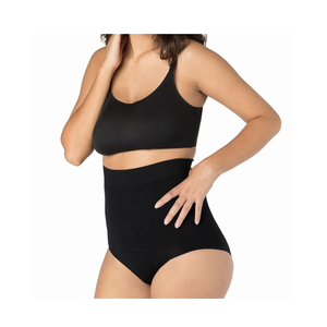 UpSpring C-Section Tummy Control Panties High Waist Postpartum Underwear for Womens, Nude/Black, L/XL