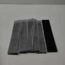 17.5x3.5 inches Long PVC Bar Rail Mat Non-Slip Serving Spill Mat (Pack of 6)