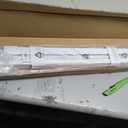 No Tools No Drill 1" Cordless Mini Blinds, Horizontal Light Filtering Blind, Vinyl Blinds for Indoor Windows 22.5" W x 36" H, White.