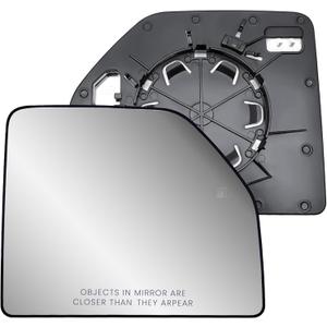 Replacement Passenger Right Side Door Towing Mirror Main Big Glass Heated with Back Plate for Ford F-150 F 250 F-350 F-450 F-550 from 2015 to 2024