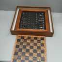 AMEROUS 14 inches Wooden Chess Set with Metal Chess Pieces / 2.5'' King/Storage for Chessmen/Gift Package/Instructions/Classic Board Game, 14 inches by 14 inches