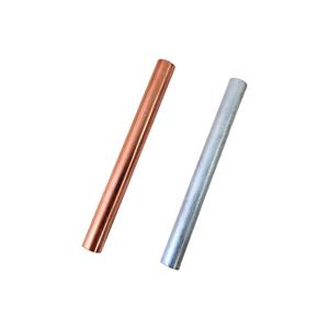 2PCS 99.995% Pure Copper Zinc Rods 3/8"(10mm) Dia 4"(102mm) Length Solid Bar Bare Copper Cu Zinc Metal Rod for School Scientific Hobbies DIY Craft 2PCS,10 * 102mm