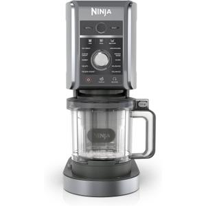 Ninja NC501 CREAMi Deluxe 11-in-1 Ice Cream & Frozen Treat Maker with 2 XL Family Size Pint Containers, Silver 