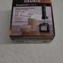 Keurig SimpleCafe Frother, Rechargeable Handheld Milk Frother for Lattes, Cappuccinos & Iced Coffee, USB Cord Included, Microwave-Safe Frothing Cup, Hot & Cold Foam Maker