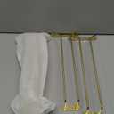 12-Inch Gold Wine Glass Rack, Under Cabinet Wine Glass Holder Stemware Rack - Hanging Stemware Holder for Cabinet Kitchen Bar, Set of 3