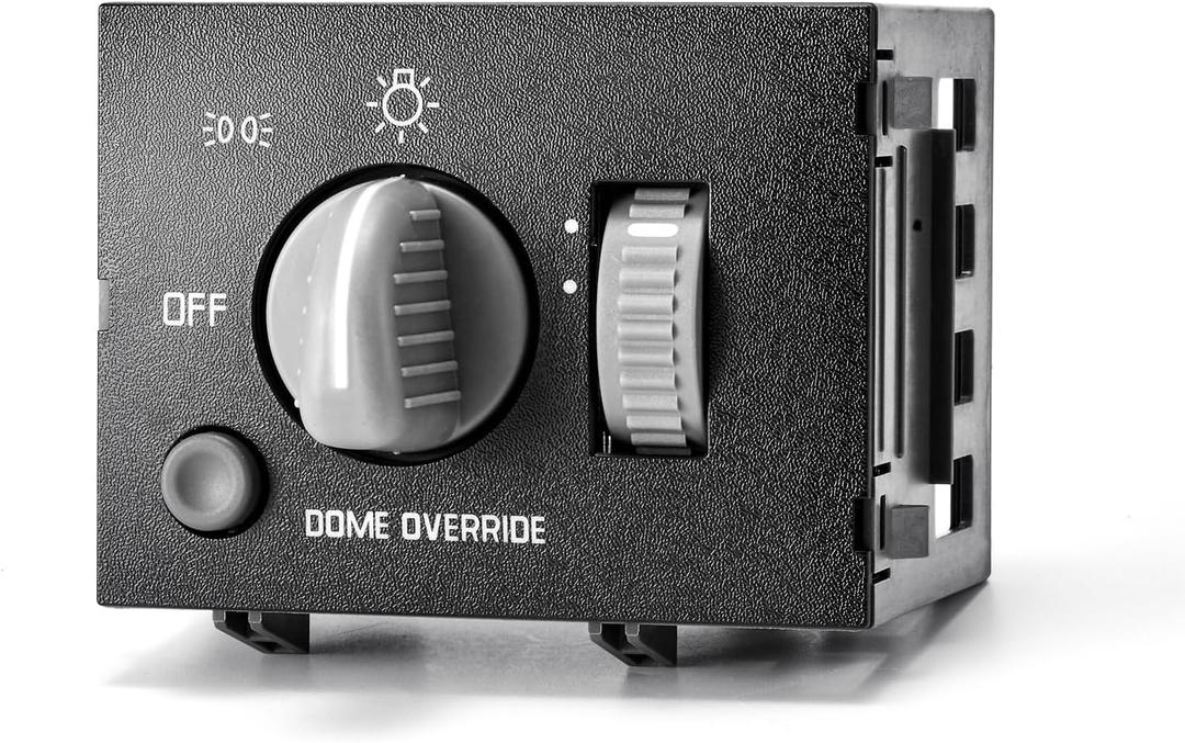 Headlight Dimmer Switch for 1995-2000 Chevy GMC C1500 C2500 C3500 Pickup K1500 K2500 K3500 Suburban Express 1500 2500 3500 Tahoe Astro Yukon Express Escalade Headlamp Switch 15741153 15013005