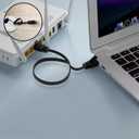 2 x Elecan Cat 6 Flat Ethernet Cable 1 Ft/10 Pack, High Speed Slim Short Patch Cables Internet Cables, 30 AWG Pure Copper 10Gbps 500MHz,Thin Flexible for POE Cat6 Cat 5e Cat 5 Network Cable Cord-Black