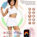 Smart Watch for Women Men Fitness: Smartwatch for iPhone Android with SpO2 Blood Oxygen/Heart Rate Monitor, Sleep Tracking, Bluetooth Calls , 120+ Sports Modes, IP68, 2 Bands 30-Day Battery Life