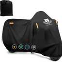 Motorcycle Covers Waterproof Outdoor Heavy Duty Street Glide Goldwing Cruiser Touring Bike Cover Fit for Harley Davidson Honda Indian Yamaha, All Weather Protection,116" Lx 47.2" Wx55 H-ClawsCover