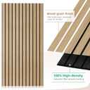 10 Pack Soundproof Wall Panels,Decorative Noise Dampening Panels,Sound Panels with Simulated Wood Grain Finish, 47.2x23.6,for Office,Home Theater,Studio,Living Room, Teak