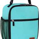 Femuar Lunch Box for Men Women Adults Small Lunch Bag for Office Work Picnic  Reusable Portable Lunchbox, Blue