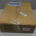 Black Farmhouse Chandelier, 6-Light Wagon Wheel Chandelier with Adjustable Height, Dining Room Light Fixture, Hanging Lights for Kitchen Island, Living Room, Bedroom, Entryway, E12 Base